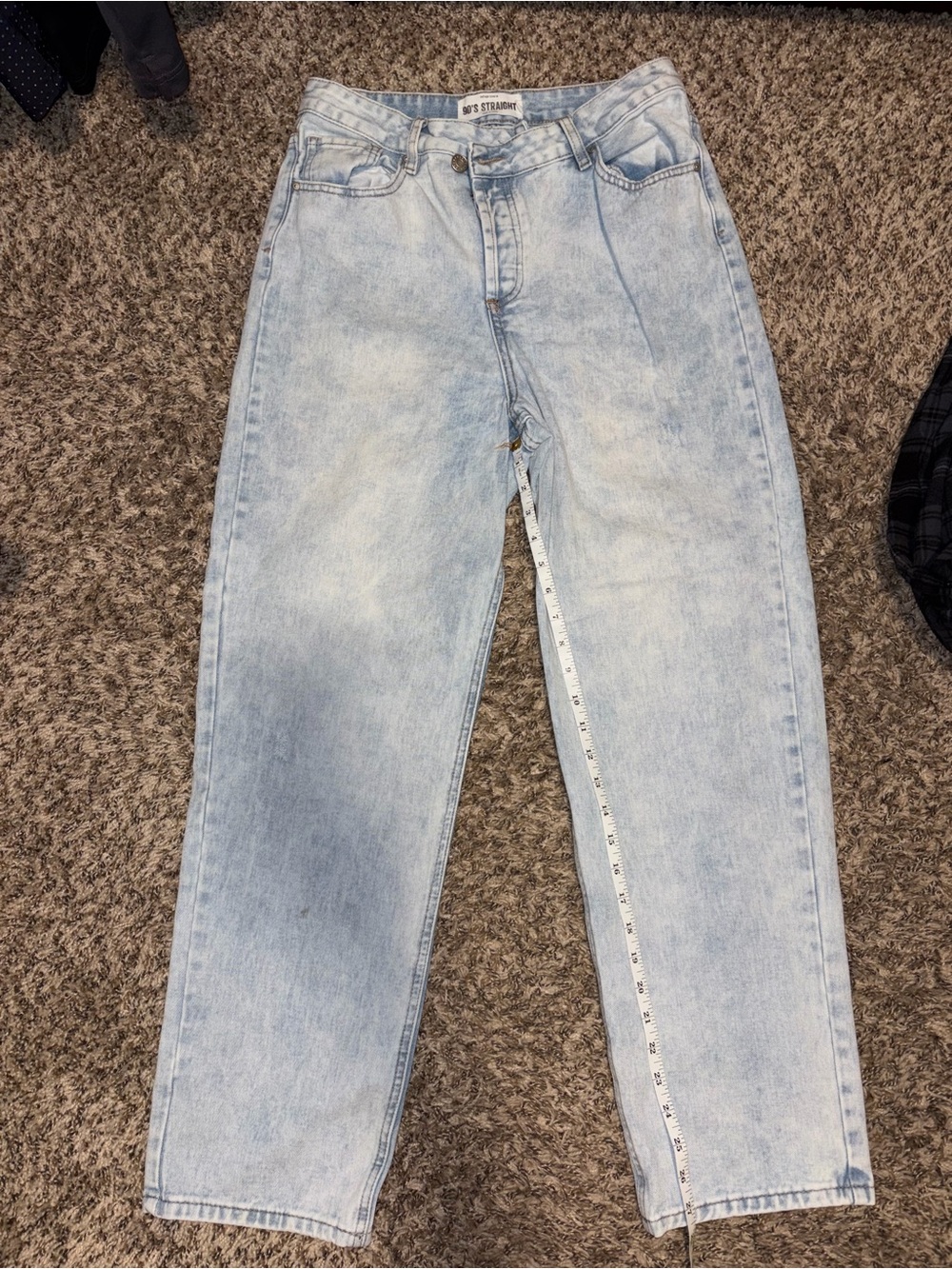 refuge Light Blue Slim Straight Men's Jeans